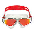 White-Silver-Red - Front - Aquasphere Unisex Adult Vista Mirrored Swimming Goggles
