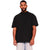 Front - Casual Classics Mens Ringspun Cotton Extended Neckline Tall Oversized T-Shirt