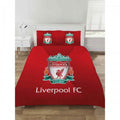Front - Liverpool FC Gradient Duvet Cover Set