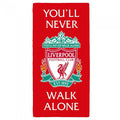 Front - Liverpool FC You´ll Never Walk Alone Crest Bath Towel