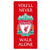 Front - Liverpool FC You´ll Never Walk Alone Crest Bath Towel
