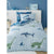 Front - Sea Dino Shark Duvet Cover Set