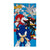 Front - Sonic The Hedgehog Stars Cotton Beach Towel