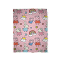 Front - Peppa Pig Playful Rotary Fleece Blanket