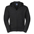 Front - Russell Mens Authentic Full Zip Hooded Sweatshirt / Hoodie