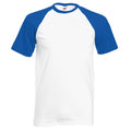 Front - Fruit Of The Loom Mens Short Sleeve Baseball T-Shirt