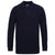 Front - Gildan Mens Long Sleeve Double Pique Cotton Polo Shirt
