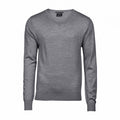 Front - Tee Jays Mens Knitted V Neck Sweater