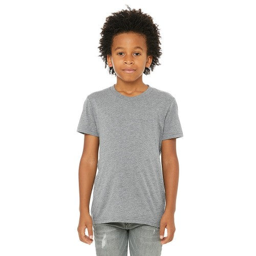 Front - Bella + Canvas Youth Triblend T-Shirt