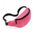 True Pink - Front - Bagbase Adjustable Belt Bag (2.5 Litres) (Pack of 2)