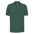 Front - Russell Mens Ripple Collar & Cuff Short Sleeve Polo Shirt