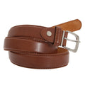 Front - Forest Belts Mens One Inch Bonded Real Leather Belt