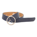 Front - Forest Womens/Ladies Circle Buckle Leather Belt