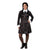 Front - The Addams Family Womens/Ladies Wednesday Addams Costume Dress