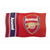 Front - Arsenal FC Wordmark Stripes Flag