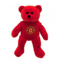 Red - Front - Manchester United FC Official Crest Design Bear