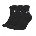 Front - Nike Everyday Ankle Socks (3 Pairs)