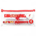 Red-Clear - Front - Liverpool FC Particle Stationery Set