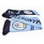 Front - Manchester City FC Official Football Jacquard Scarf