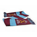 Front - West Ham FC Official Football Jacquard Bar Scarf
