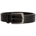 Front - D555 Mens Samuel Large Buckle Leather Belt