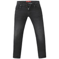 Front - D555 Mens Benson Stretch Tapered Jeans