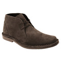Front - Roamers Mens Real Suede Classic Desert Boots