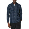 Front - Maine Mens Dual Box Check Long-Sleeved Shirt