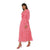 Front - Dorothy Perkins Womens/Ladies Floral Chiffon Ruffle Neck Midi Dress