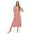 Front - Dorothy Perkins Womens/Ladies Floral Wrap Ruched Midi Dress