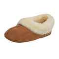 Front - Eastern Counties Leather Womens/Ladies Full Sheepskin Turn Slippers