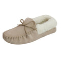 Front - Eastern Counties Leather Womens/Ladies Soft Sole Sheepskin Moccasins