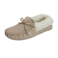 Front - Eastern Counties Leather Womens/Ladies Soft Sole Wool Lined Moccasins