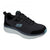 Front - Skechers Mens D´Lux Walker Bersaga Leather Relaxed Fit Trainers