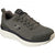 Front - Skechers Mens D´Lux Walker Bersaga Leather Relaxed Fit Trainers