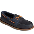 Front - Sperry Mens Authentic Original Tumbled Leather Boat Shoes