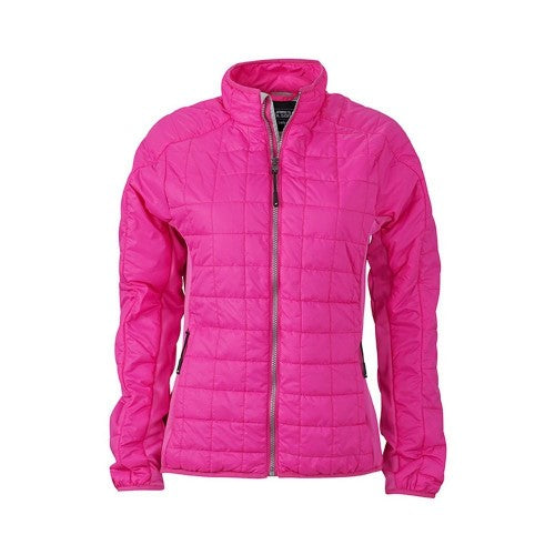 Front - James and Nicholson Womens/Ladies Hybrid Jacket