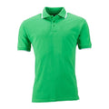 Front - James and Nicholson Unisex Tipping Polo