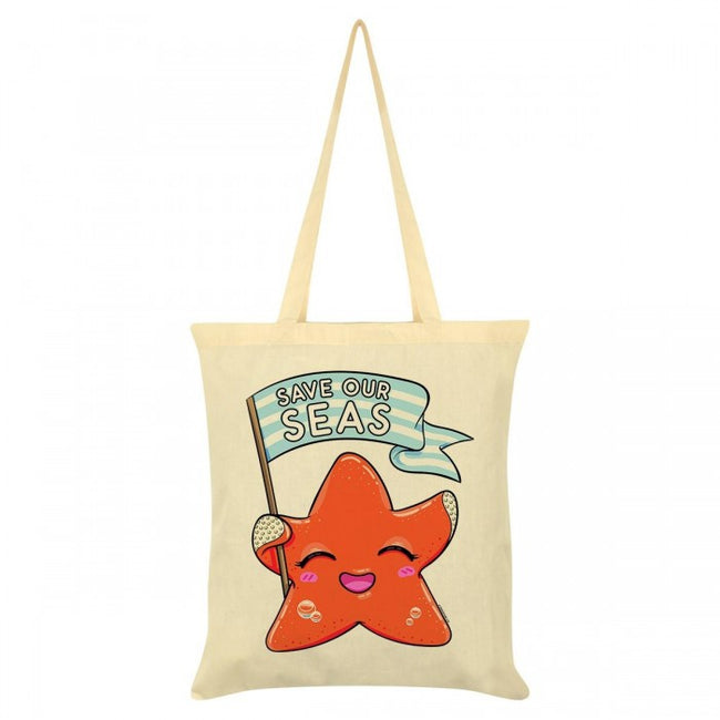 Front - Grindstore Save Our Seas Tote Bag