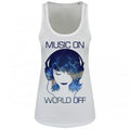 Front - Grindstore Music On World Off Ladies Floaty Tank