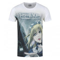 Front - Death Note Mens Lighting Up The Darkness Sublimation T Shirt