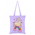 Front - Grindstore Happy Space Llama Tote Bag