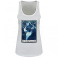Front - Deadly Tarot Womens/Ladies The High Priestess Felis Floaty Vest Top