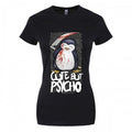 Front - Psycho Penguin Womens/Ladies Cute But Psycho T-Shirt