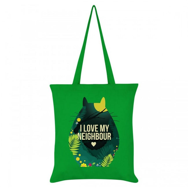 Front - Grindstore I Love My Neighbour Tote Bag