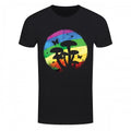 Front - Grindstore Mens Rainbow Mushroom T-Shirt