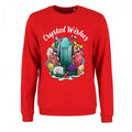 Front - Grindstore Womens/Ladies Crystal Wishes Christmas Jumper