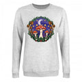 Front - Grindstore Womens/Ladies Festive Fungi Christmas Jumper