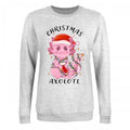 Front - Grindstore Womens/Ladies Axolotl Christmas Jumper