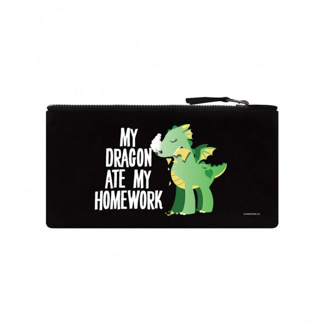 Front - Grindstore My Dragon Ate My Homework Pencil Case